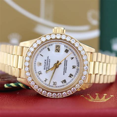 rolex bracelet ladies|ladies 26mm rolex datejust president.